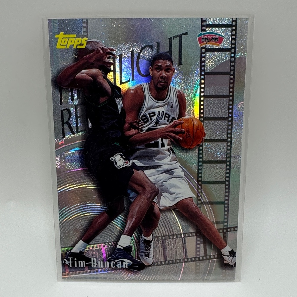 1999-2000 Topps Highlight Reel Tim Duncan #HR10 San Antonio Spurs